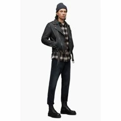 All Saints AllSaints Weedport Long Sleeve Brown Shirt -AllSaints shop unnamed file 2658