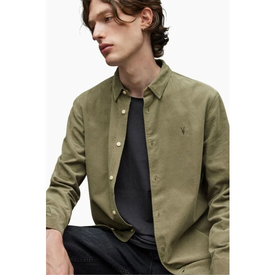unnamed-file-2664.jpg All Saints AllSaints Green Birchwood Long Sleeve Shirt -AllSaints shop unnamed file 2664