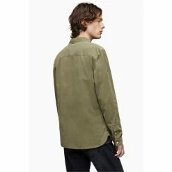 All Saints AllSaints Green Birchwood Long Sleeve Shirt 2 All Saints AllSaints Green Birchwood Long Sleeve Shirt -AllSaints shop unnamed file 2666