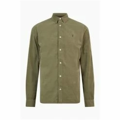 All Saints AllSaints Green Birchwood Long Sleeve Shirt 7 All Saints AllSaints Green Birchwood Long Sleeve Shirt -AllSaints shop unnamed file 2671