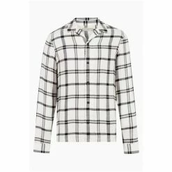 All Saints Black Arline Ls Shirt -AllSaints shop unnamed file 2697