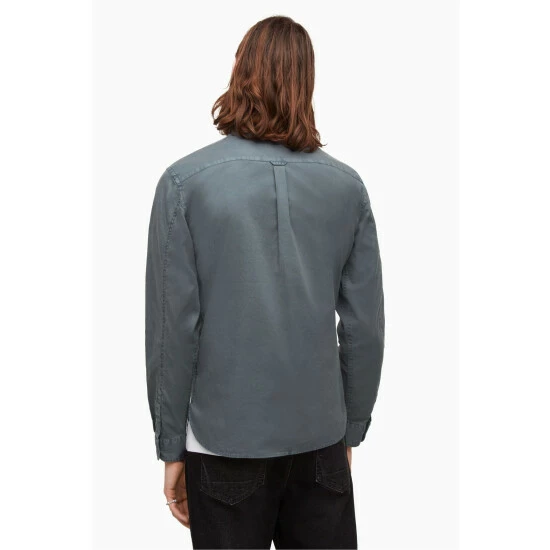 unnamed-file-2699.jpg All Saints AllSaints Charcoal Grey Hawthorne Long Sleeve Shirt -AllSaints shop unnamed file 2699