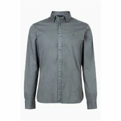 All Saints AllSaints Charcoal Grey Hawthorne Long Sleeve Shirt 5 All Saints AllSaints Charcoal Grey Hawthorne Long Sleeve Shirt -AllSaints shop unnamed file 2703