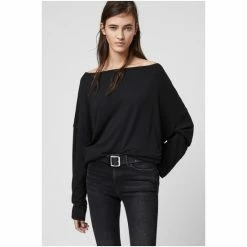 All Saints AllSaints Off The Shoulder Rita Top White -AllSaints shop unnamed file 2716