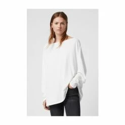 All Saints AllSaints Off The Shoulder Rita Top White -AllSaints shop unnamed file 2717