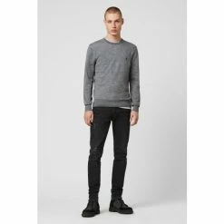 All Saints AllSaints Merino Wool Mode Jumper Navy -AllSaints shop unnamed file 2735