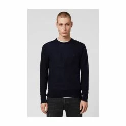 All Saints AllSaints Merino Wool Mode Jumper Navy -AllSaints shop unnamed file 2739