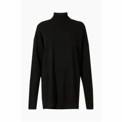 All Saints AllSaints Gala Black Cashmere Jumper -AllSaints shop unnamed file 2741