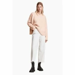 All Saints AllSaints Pink Arvid V-Neck Jumper 2 All Saints AllSaints Pink Arvid V-Neck Jumper -AllSaints shop unnamed file 2744