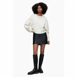 All Saints AllSaints Vika Boiled White Jumper -AllSaints shop unnamed file 2768