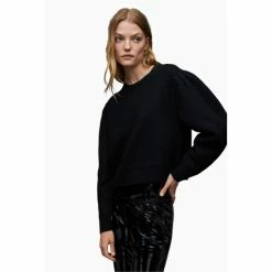All Saints AllSaints Vika Boiled Black Jumper -AllSaints shop unnamed file 2775