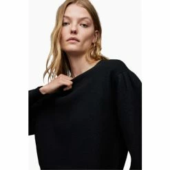 All Saints AllSaints Vika Boiled Black Jumper -AllSaints shop unnamed file 2778