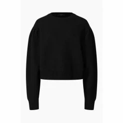 All Saints AllSaints Vika Boiled Black Jumper -AllSaints shop unnamed file 2779