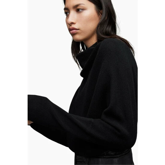 unnamed-file-2785.jpg All Saints AllSaints Ridley Black Crop Jumper -AllSaints shop unnamed file 2785