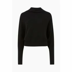 All Saints AllSaints Ridley Black Crop Jumper 6 All Saints AllSaints Ridley Black Crop Jumper -AllSaints shop unnamed file 2787