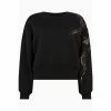 All Saints AllSaints Tempest Separo Black Jumper