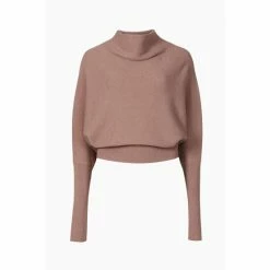 All Saints AllSaints Natural Ridley Crop Jumper -AllSaints shop unnamed file 2795