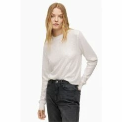 All Saints AllSaints Julea White Jumper -AllSaints shop unnamed file 2800