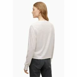 All Saints AllSaints Julea White Jumper -AllSaints shop unnamed file 2801