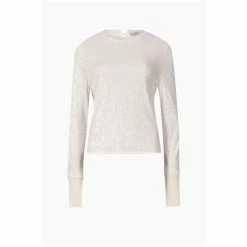All Saints AllSaints Julea White Jumper -AllSaints shop unnamed file 2804