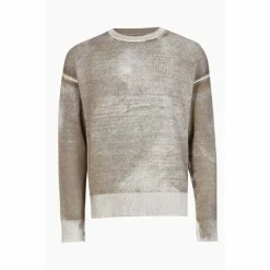All Saints Brown Sennen Crew Jumpers -AllSaints shop unnamed file 2813