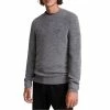 All Saints AllSaints Grey Ivar Merino Crew Jumper