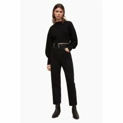 All Saints AllSaints Dimia Black Jumper -AllSaints shop unnamed file 2823