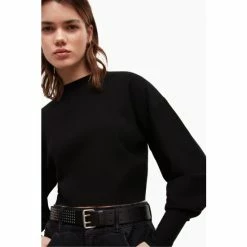 All Saints AllSaints Dimia Black Jumper -AllSaints shop unnamed file 2824