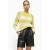 All Saints AllSaints Lou White Mesh Jumper