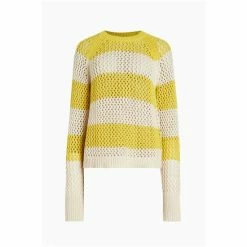 All Saints AllSaints Lou White Mesh Jumper -AllSaints shop unnamed file 2847