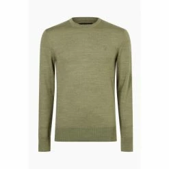 All Saints AllSaints Green Mode Merino Crew Jumper -AllSaints shop unnamed file 2852
