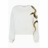 All Saints AllSaints Tempest Separo White Jumper