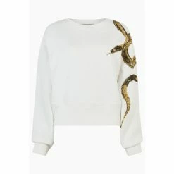 All Saints AllSaints Tempest Separo White Jumper