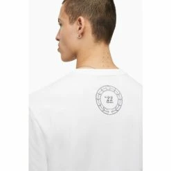 All Saints AllSaints Pravha Crew White T-Shirt -AllSaints shop unnamed file 287