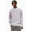 All Saints Purple Sennen Crew Jumper