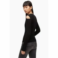 All Saints AllSaints Daina Black Jumper -AllSaints shop unnamed file 2899