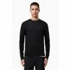 All Saints Black Mode Merino Crew Jumper
