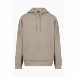 All Saints AllSaints Saka Overhead Brown Hoodie -AllSaints shop unnamed file 2946