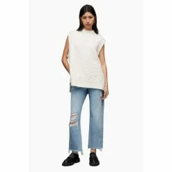 All Saints AllSaints Arvid White Tank -AllSaints shop unnamed file 2953