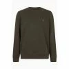 All Saints AllSaints Grey Raven Crew Jumper