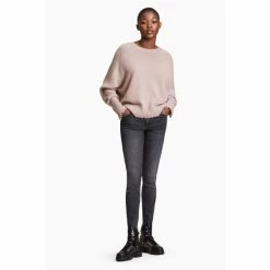 All Saints AllSaints Kiera Pink Cashmere Crew Jumper 2 All Saints AllSaints Kiera Pink Cashmere Crew Jumper -AllSaints shop unnamed file 2986