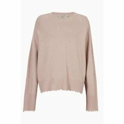 All Saints AllSaints Kiera Pink Cashmere Crew Jumper 5 All Saints AllSaints Kiera Pink Cashmere Crew Jumper -AllSaints shop unnamed file 2989