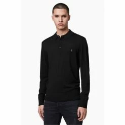 All Saints AllSaints Mode Merino Ls Polo