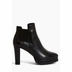 All Saints AllSaints Sarris Black Leather Boots
