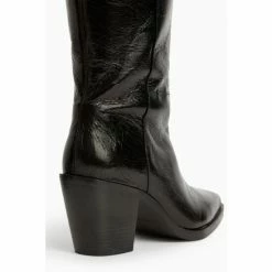 All Saints AllSaints Cohen Black Knee High Boots -AllSaints shop unnamed file 3089
