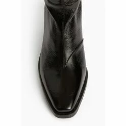 All Saints AllSaints Cohen Black Knee High Boots -AllSaints shop unnamed file 3090