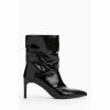 All Saints AllSaints Orlana Black Patent Boots