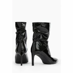All Saints AllSaints Orlana Black Patent Boots -AllSaints shop unnamed file 3113