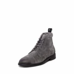 All Saints AllSaints Harland Grey Lace-Up Suede Boots -AllSaints shop unnamed file 3150