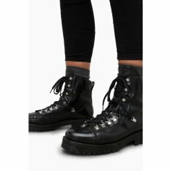 All Saints AllSaints Black Franka Boots -AllSaints shop unnamed file 3160